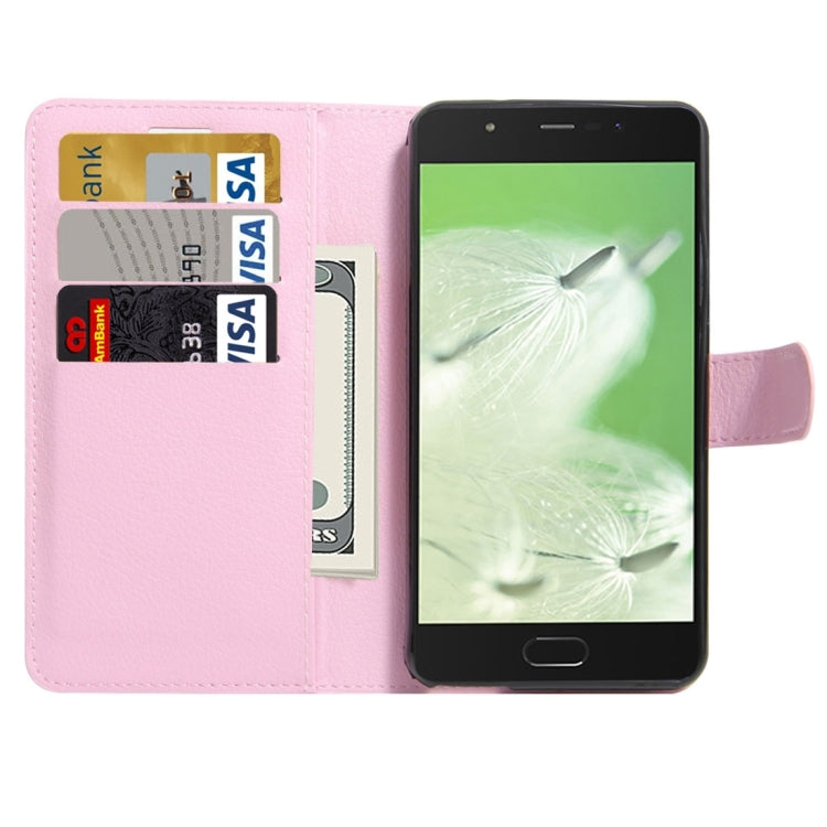 For Wiko U Feel Go Litchi Texture Horizontal Flip Leather Case with Holder & Card Slots & Wallet
