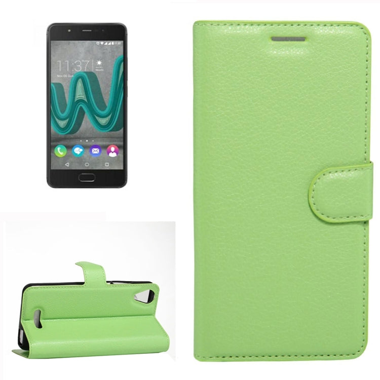For Wiko U Feel Go Litchi Texture Horizontal Flip Leather Case with Holder & Card Slots & Wallet