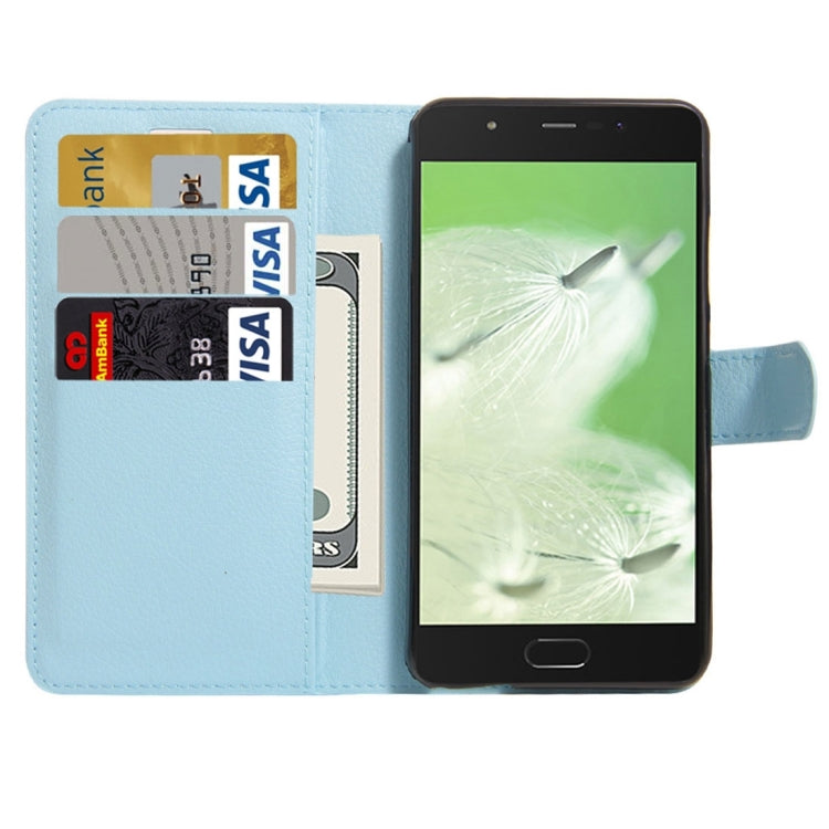 For Wiko U Feel Go Litchi Texture Horizontal Flip Leather Case with Holder & Card Slots & Wallet