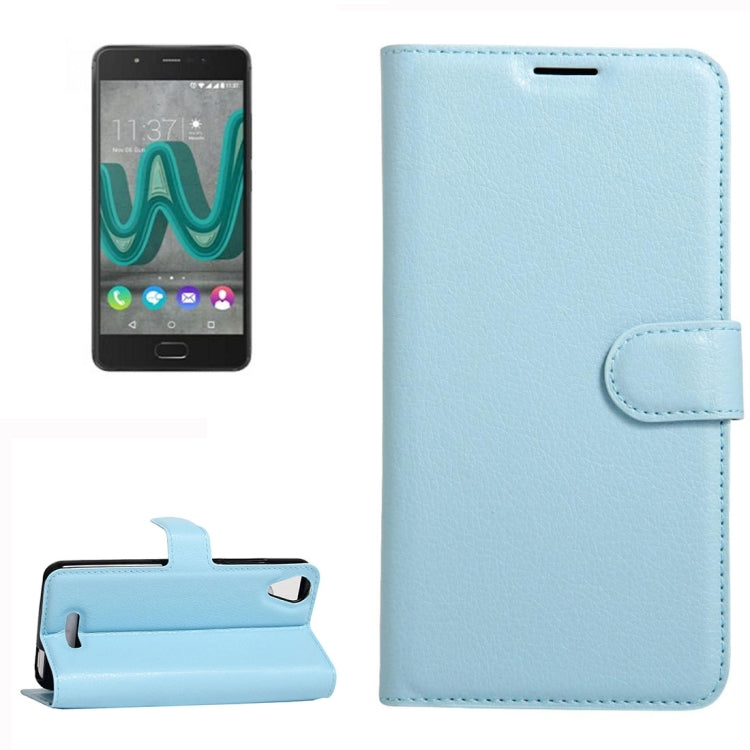 For Wiko U Feel Go Litchi Texture Horizontal Flip Leather Case with Holder & Card Slots & Wallet