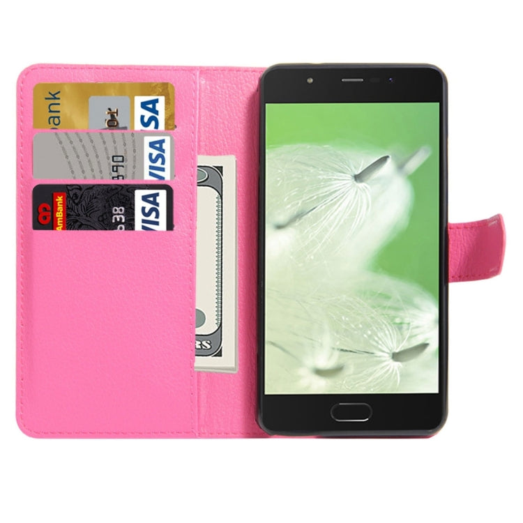 For Wiko U Feel Go Litchi Texture Horizontal Flip Leather Case with Holder & Card Slots & Wallet