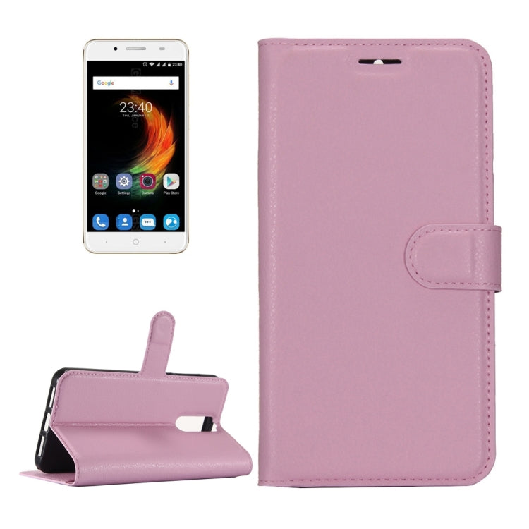 For ZTE Blade A610 Plus Litchi Texture Horizontal Flip Leather Case with Holder & Card Slots & Wallet