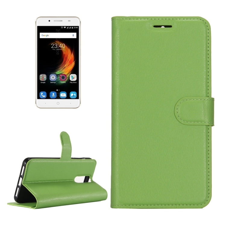 For ZTE Blade A610 Plus Litchi Texture Horizontal Flip Leather Case with Holder & Card Slots & Wallet