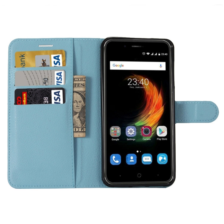 For ZTE Blade A610 Plus Litchi Texture Horizontal Flip Leather Case with Holder & Card Slots & Wallet