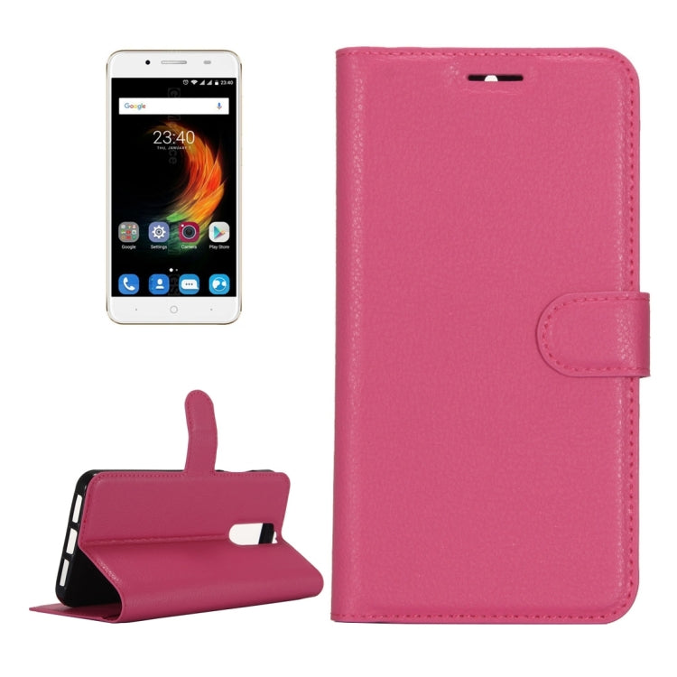 For ZTE Blade A610 Plus Litchi Texture Horizontal Flip Leather Case with Holder & Card Slots & Wallet