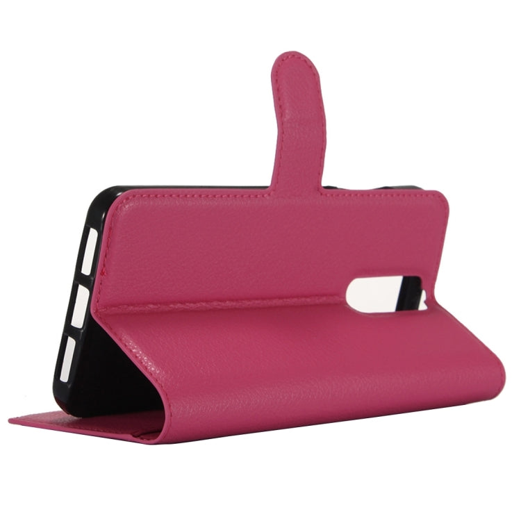 For ZTE Blade A610 Plus Litchi Texture Horizontal Flip Leather Case with Holder & Card Slots & Wallet