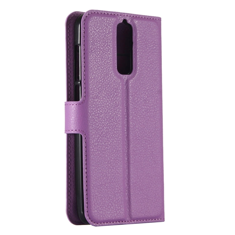 For ZTE Blade A610 Plus Litchi Texture Horizontal Flip Leather Case with Holder & Card Slots & Wallet