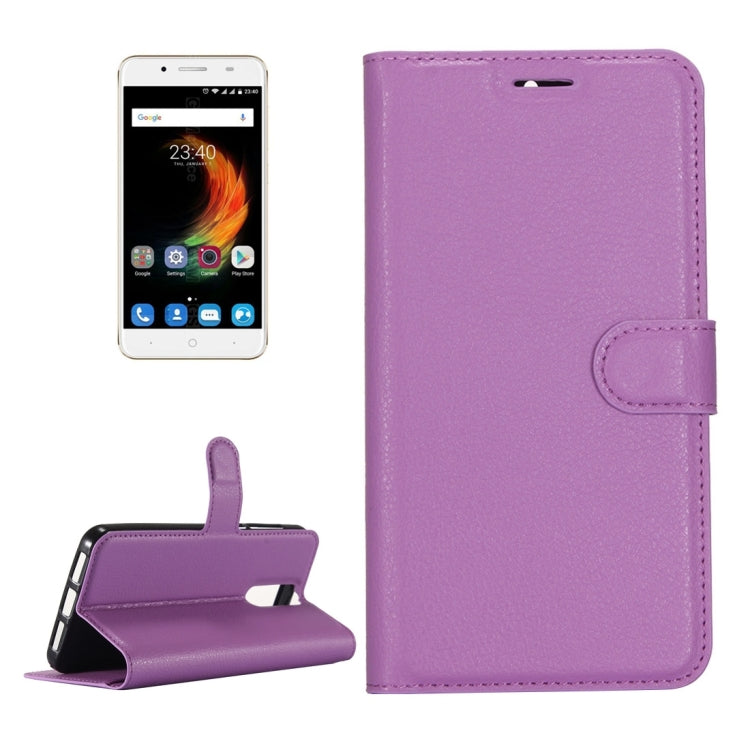 For ZTE Blade A610 Plus Litchi Texture Horizontal Flip Leather Case with Holder & Card Slots & Wallet