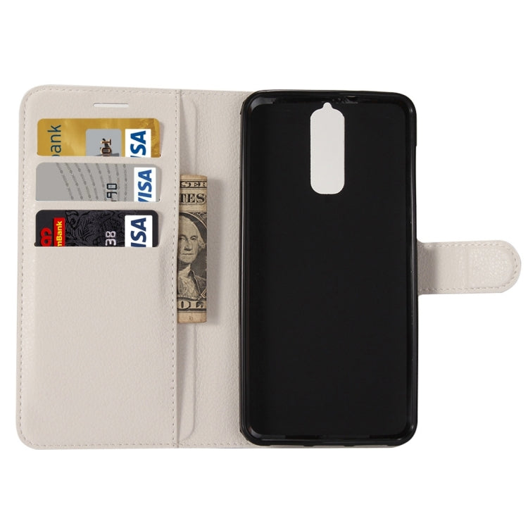 For ZTE Blade A610 Plus Litchi Texture Horizontal Flip Leather Case with Holder & Card Slots & Wallet