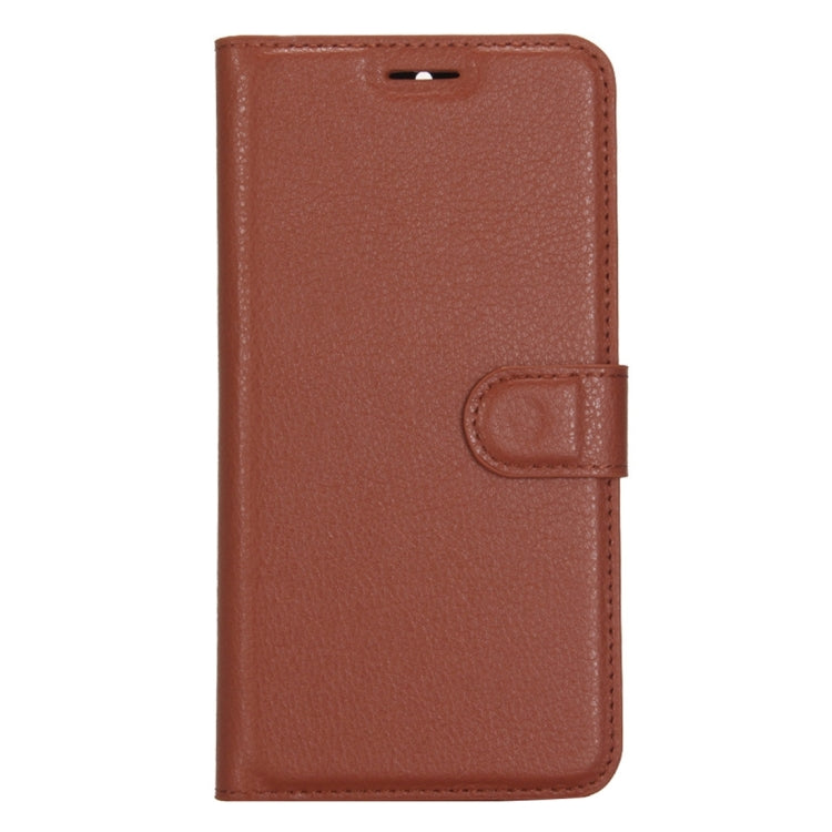 For ZTE Blade A610 Plus Litchi Texture Horizontal Flip Leather Case with Holder & Card Slots & Wallet