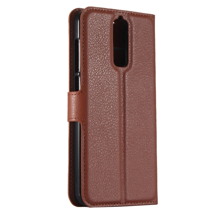 For ZTE Blade A610 Plus Litchi Texture Horizontal Flip Leather Case with Holder & Card Slots & Wallet