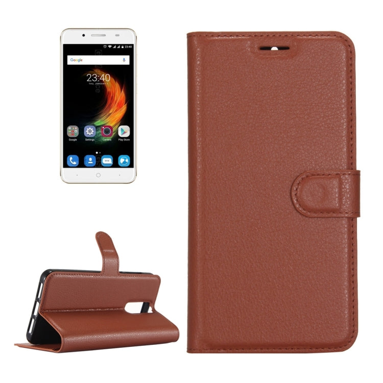 For ZTE Blade A610 Plus Litchi Texture Horizontal Flip Leather Case with Holder & Card Slots & Wallet