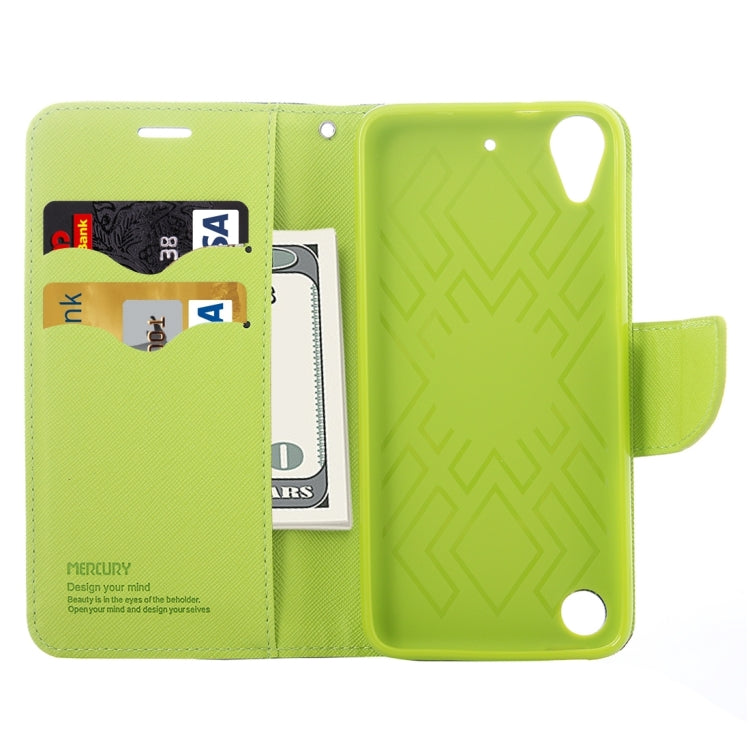 For HTC Desire 530 Cross Texture Horizontal Flip Leather Case with Magnetic Buckle & Holder & Card Slots & Wallet