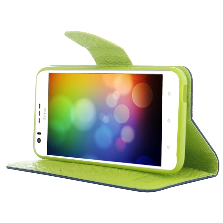 For HTC Desire 530 Cross Texture Horizontal Flip Leather Case with Magnetic Buckle & Holder & Card Slots & Wallet