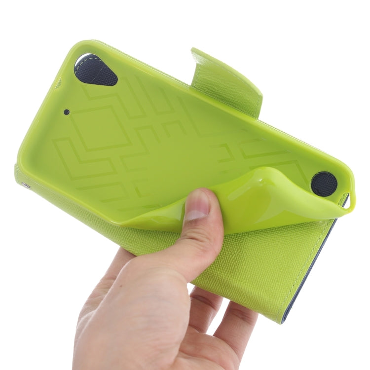 For HTC Desire 530 Cross Texture Horizontal Flip Leather Case with Magnetic Buckle & Holder & Card Slots & Wallet