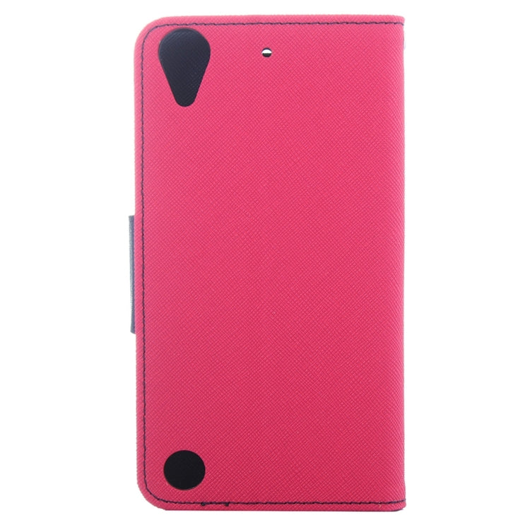 For HTC Desire 530 Cross Texture Horizontal Flip Leather Case with Magnetic Buckle & Holder & Card Slots & Wallet