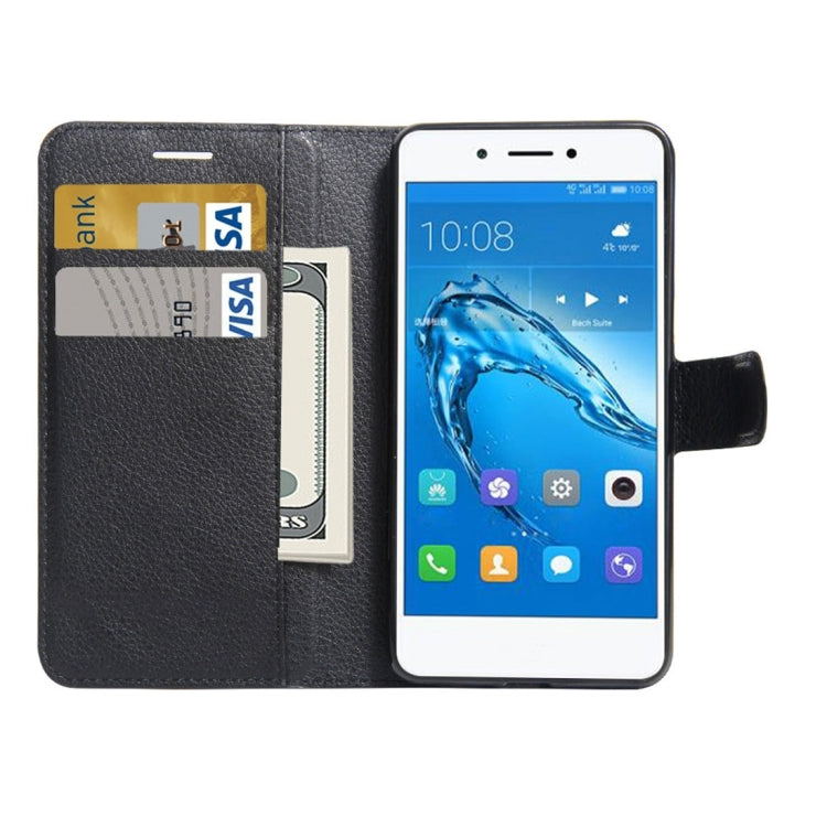 For Huawei Enjoy 6s Litchi Texture Horizontal Flip Leather Case with Holder & Card Slots & Wallet