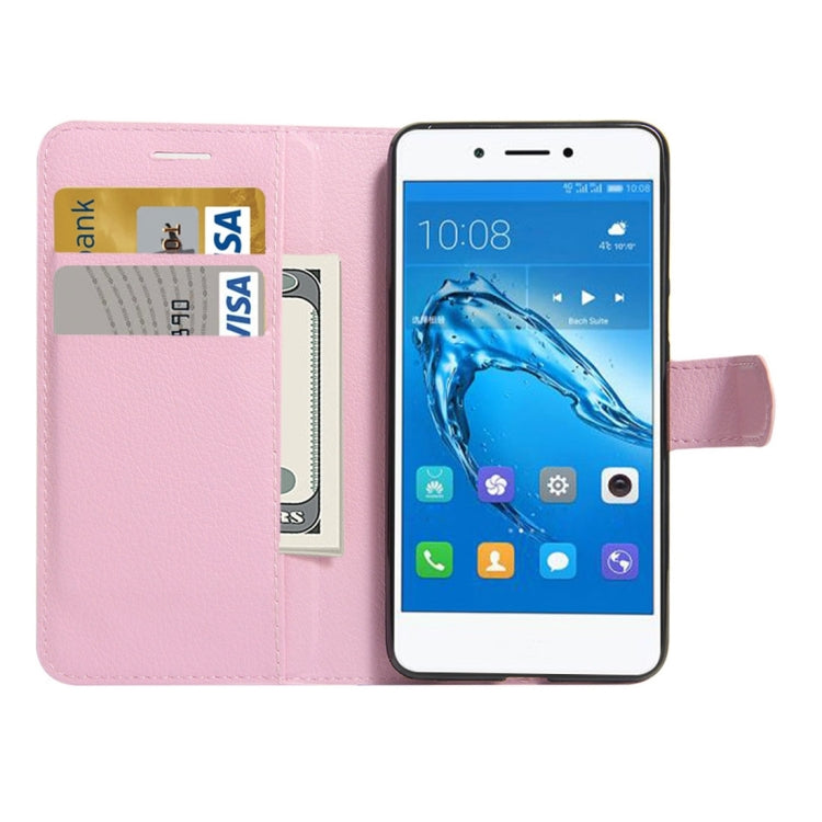 For Huawei Enjoy 6s Litchi Texture Horizontal Flip Leather Case with Holder & Card Slots & Wallet