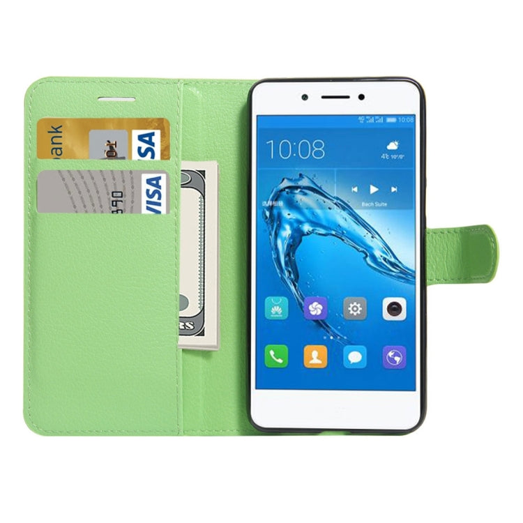 For Huawei Enjoy 6s Litchi Texture Horizontal Flip Leather Case with Holder & Card Slots & Wallet