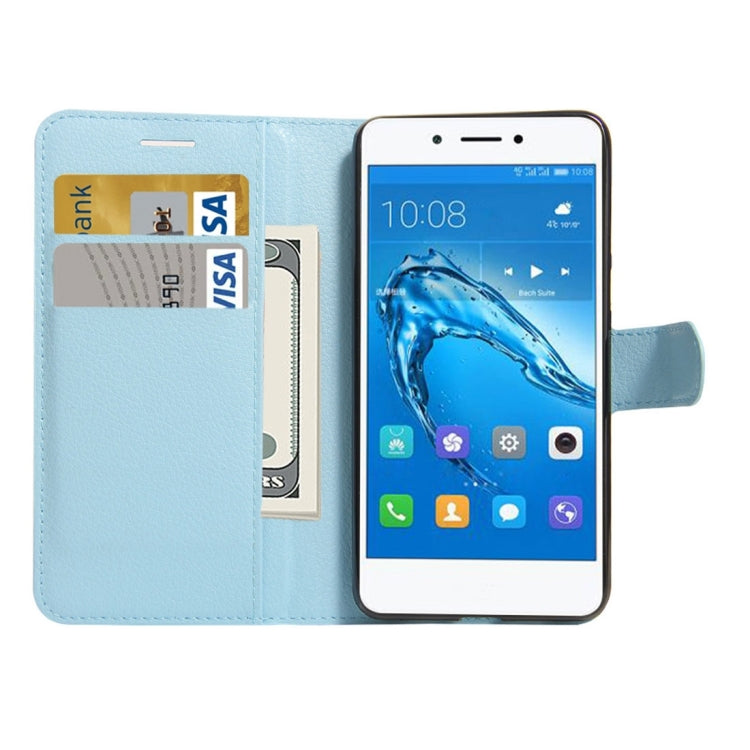 For Huawei Enjoy 6s Litchi Texture Horizontal Flip Leather Case with Holder & Card Slots & Wallet
