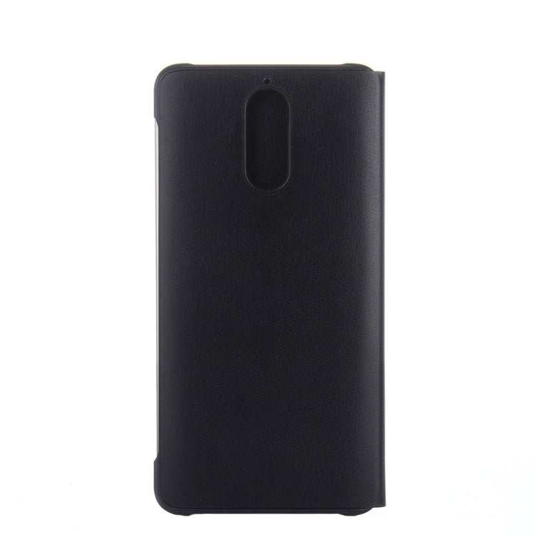 For Huawei Mate 9 Pro Porsche Design Litchi Texture Horizontal Flip Leather Case with Call Display ID & Sleep / Wake-up Function