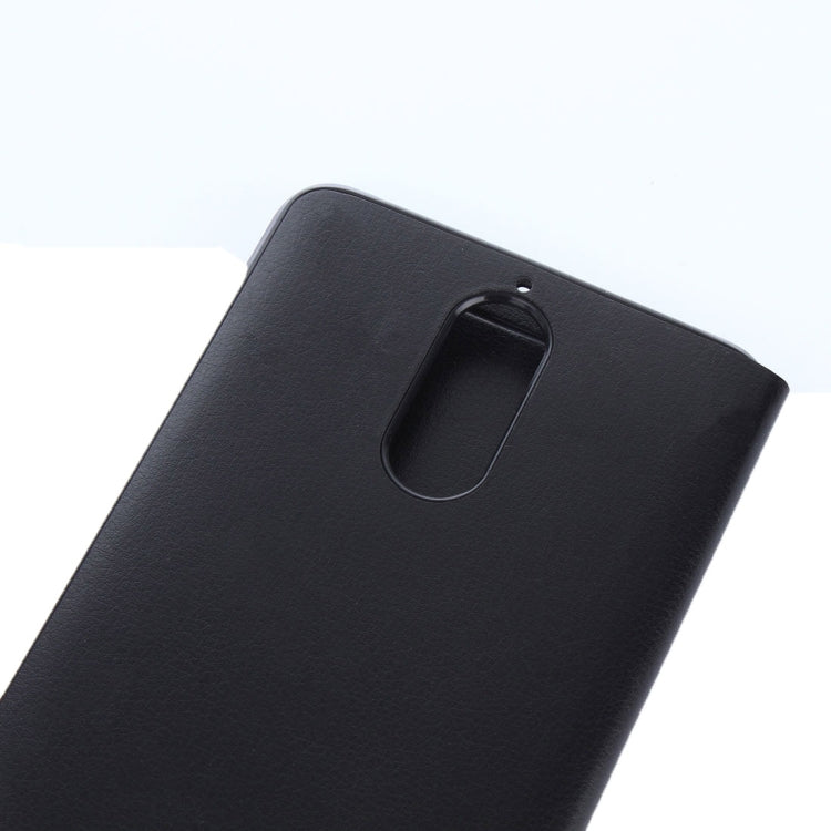 For Huawei Mate 9 Pro Porsche Design Litchi Texture Horizontal Flip Leather Case with Call Display ID & Sleep / Wake-up Function