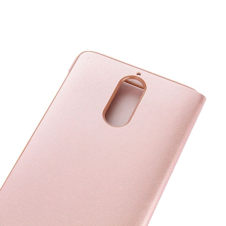 For Huawei Mate 9 Pro Porsche Design Litchi Texture Horizontal Flip Leather Case with Call Display ID & Sleep / Wake-up Function