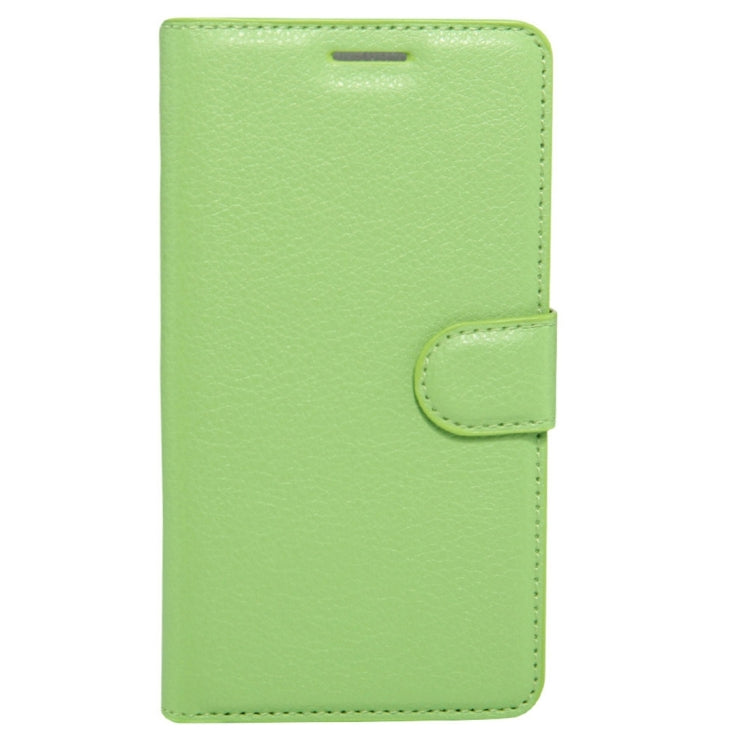 For ZTE Grand X 4 Litchi Texture Horizontal Flip Leather Case with Holder & Card Slots & Wallet