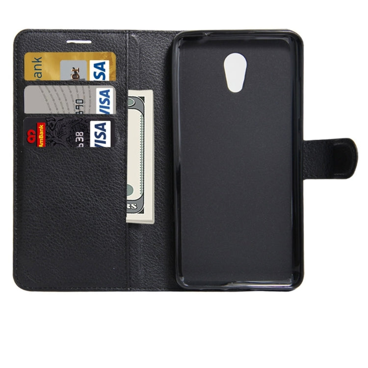 For Meizu M5 Note Litchi Texture Horizontal Flip Leather Case with Holder & Card Slots & Wallet