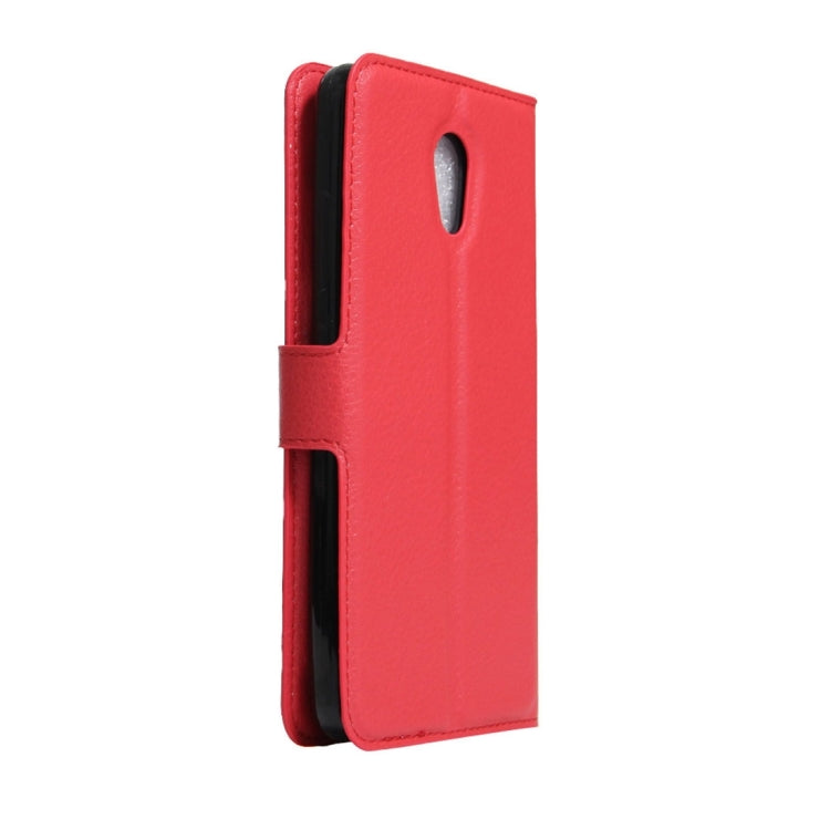 For Meizu M5 Note Litchi Texture Horizontal Flip Leather Case with Holder & Card Slots & Wallet