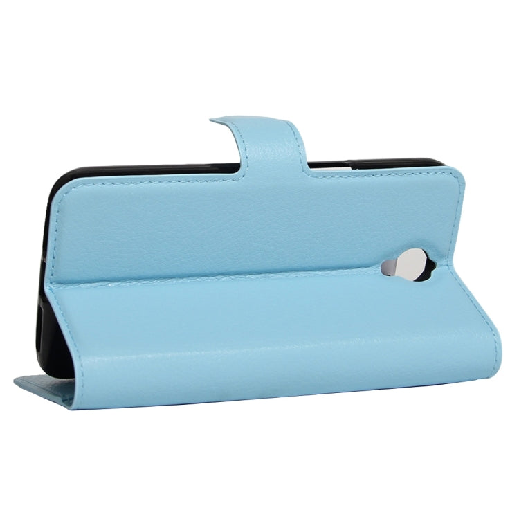 For Alcatel One Touch Idol X+ / 6043D Litchi Texture Horizontal Flip Leather Case with Holder & Card Slots & Wallet