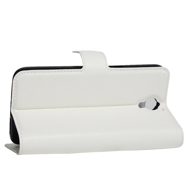 For Alcatel One Touch Idol X+ / 6043D Litchi Texture Horizontal Flip Leather Case with Holder & Card Slots & Wallet