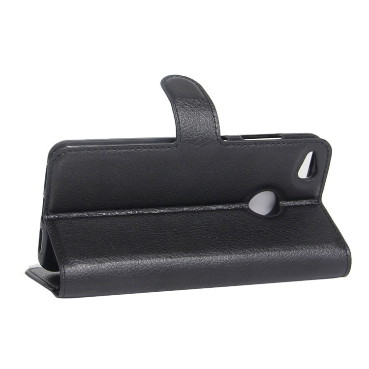 For ZTE Nubia Z11 MiniS Litchi Texture Horizontal Flip Leather Case with Holder & Card Slots & Wallet