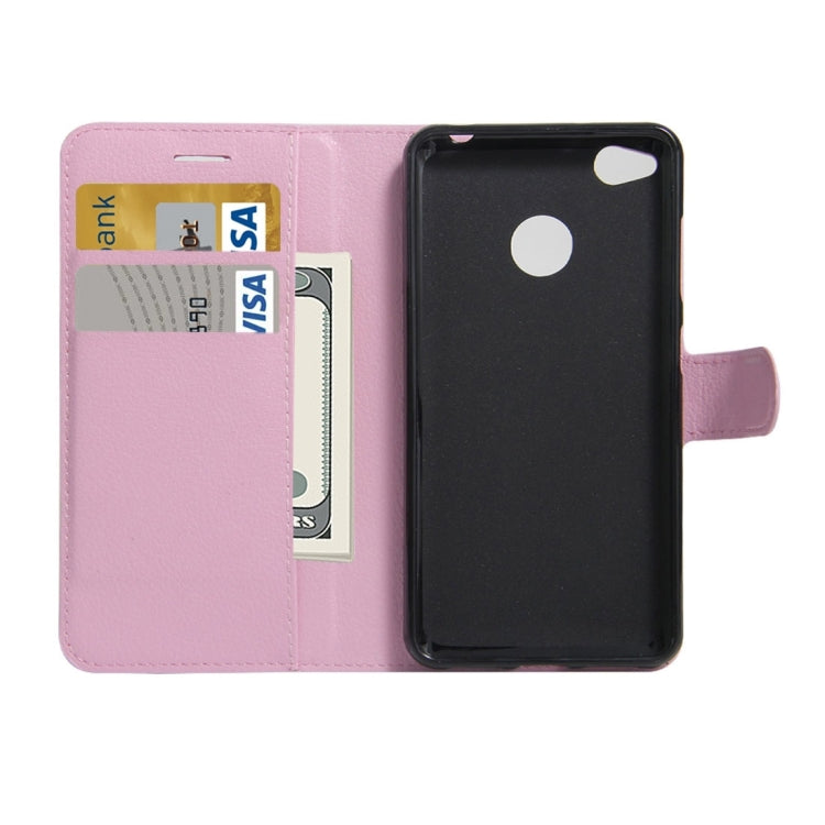 For ZTE Nubia Z11 MiniS Litchi Texture Horizontal Flip Leather Case with Holder & Card Slots & Wallet