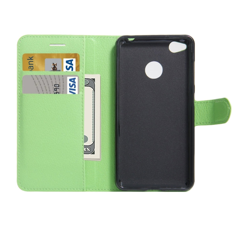 For ZTE Nubia Z11 MiniS Litchi Texture Horizontal Flip Leather Case with Holder & Card Slots & Wallet