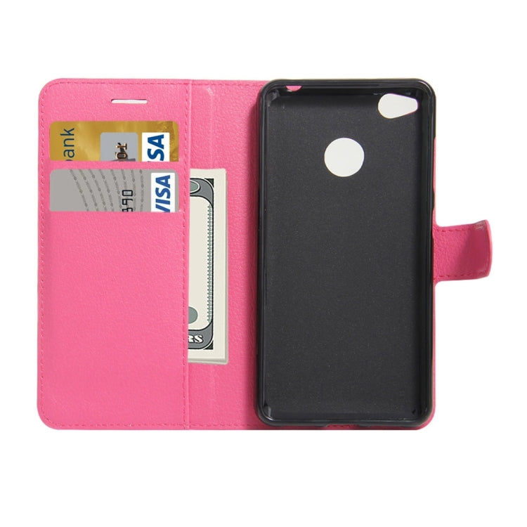 For ZTE Nubia Z11 MiniS Litchi Texture Horizontal Flip Leather Case with Holder & Card Slots & Wallet