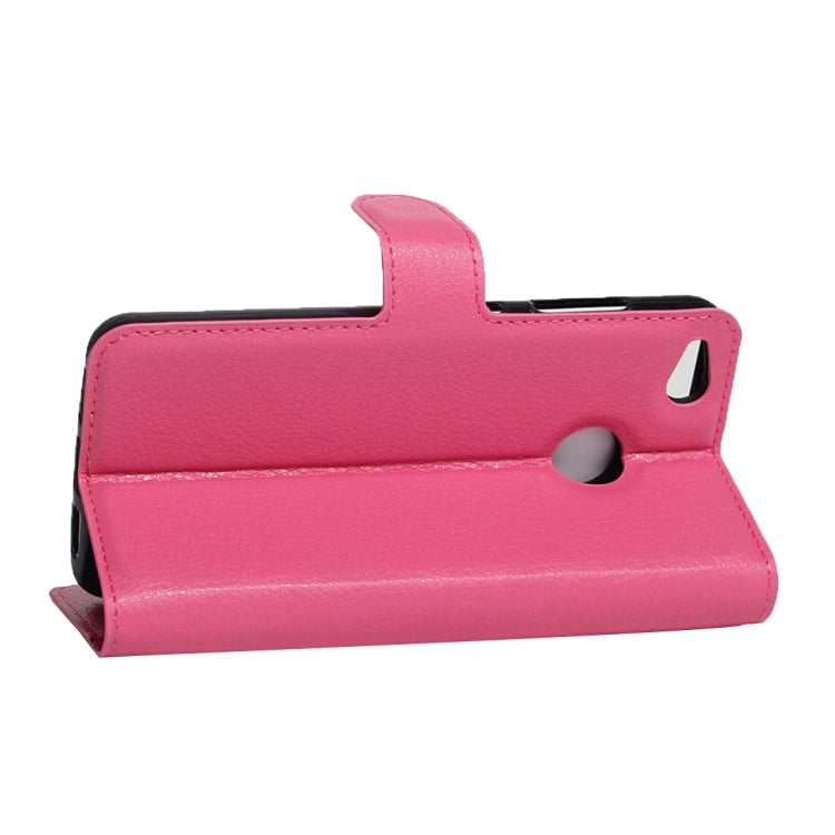 For ZTE Nubia Z11 MiniS Litchi Texture Horizontal Flip Leather Case with Holder & Card Slots & Wallet