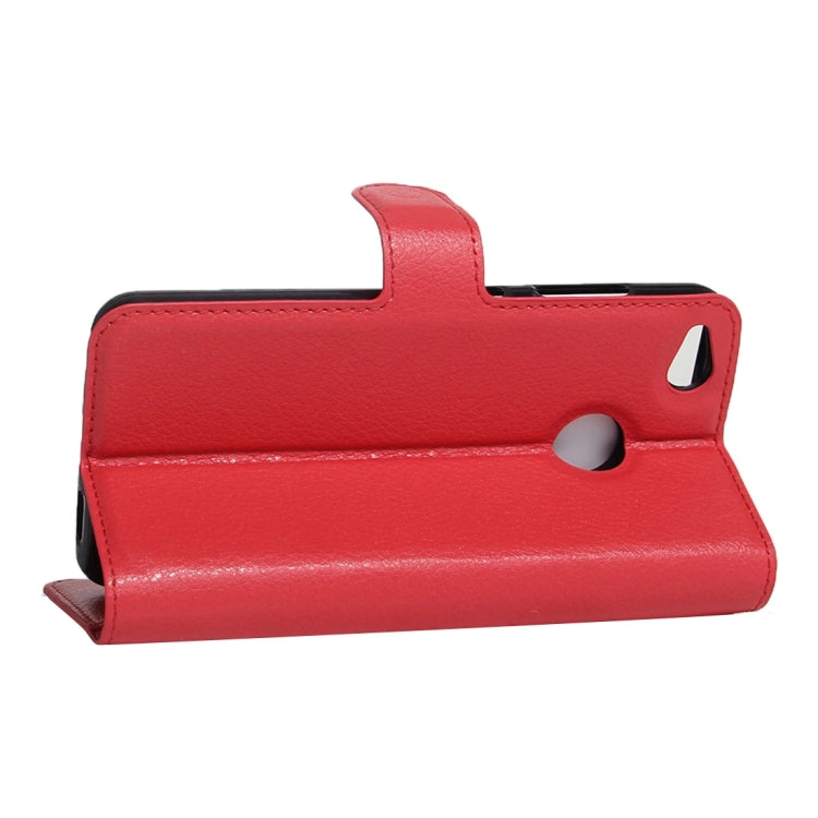 For ZTE Nubia Z11 MiniS Litchi Texture Horizontal Flip Leather Case with Holder & Card Slots & Wallet