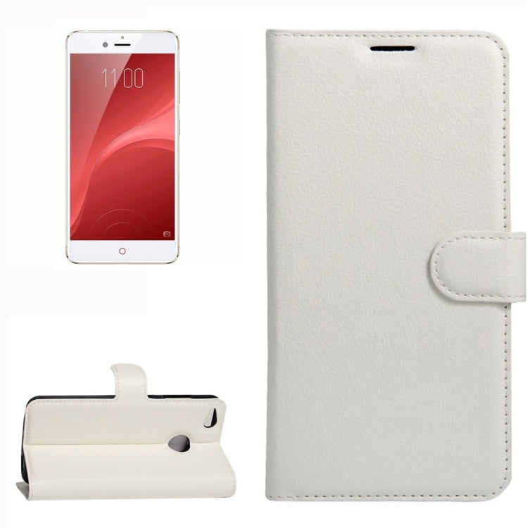 For ZTE Nubia Z11 MiniS Litchi Texture Horizontal Flip Leather Case with Holder & Card Slots & Wallet
