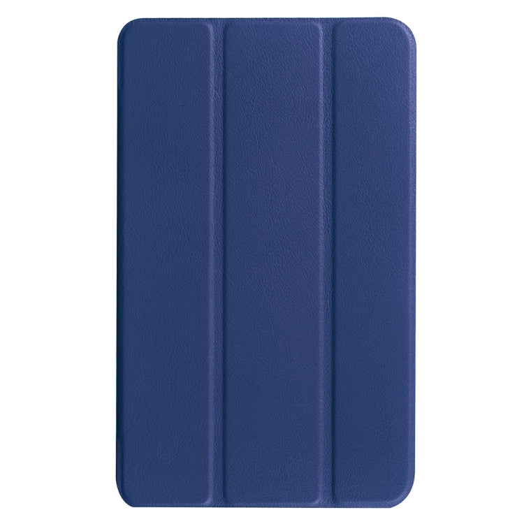 For Acer Iconia One 8 / B1-850 Custer Texture Horizontal Flip Solid Color Leather Case with Three-folding Holder