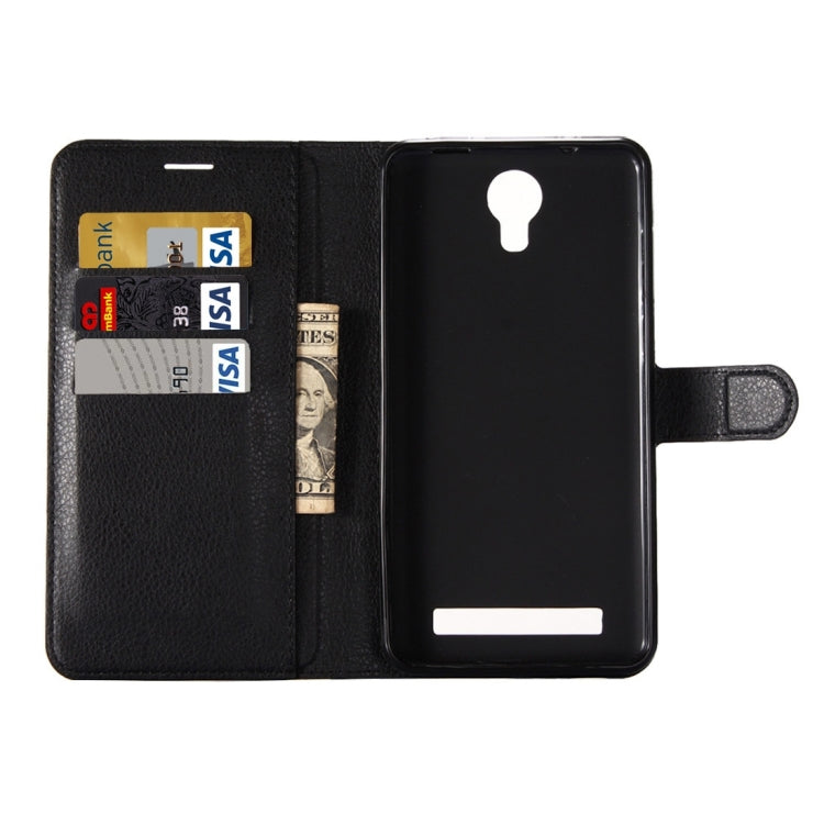 For DOOGEE X7 Pro Litchi Texture Horizontal Flip Leather Case with Holder & Card Slots & Wallet