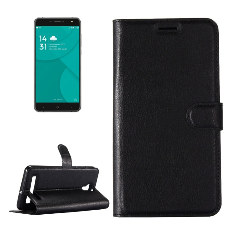For DOOGEE X7 Pro Litchi Texture Horizontal Flip Leather Case with Holder & Card Slots & Wallet