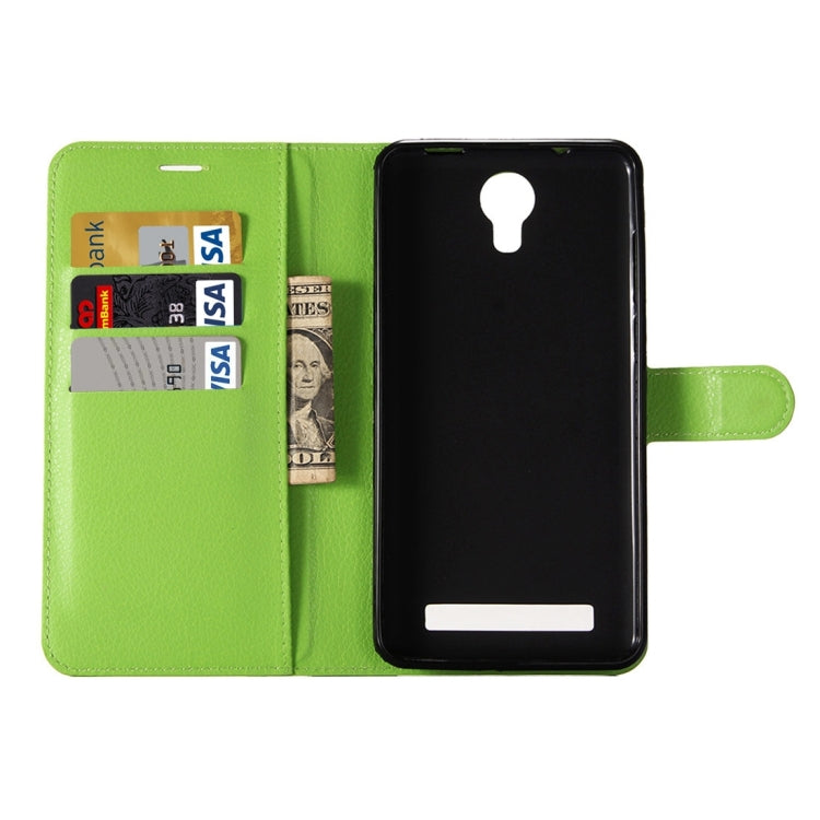 For DOOGEE X7 Pro Litchi Texture Horizontal Flip Leather Case with Holder & Card Slots & Wallet