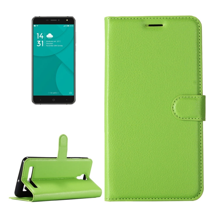For DOOGEE X7 Pro Litchi Texture Horizontal Flip Leather Case with Holder & Card Slots & Wallet