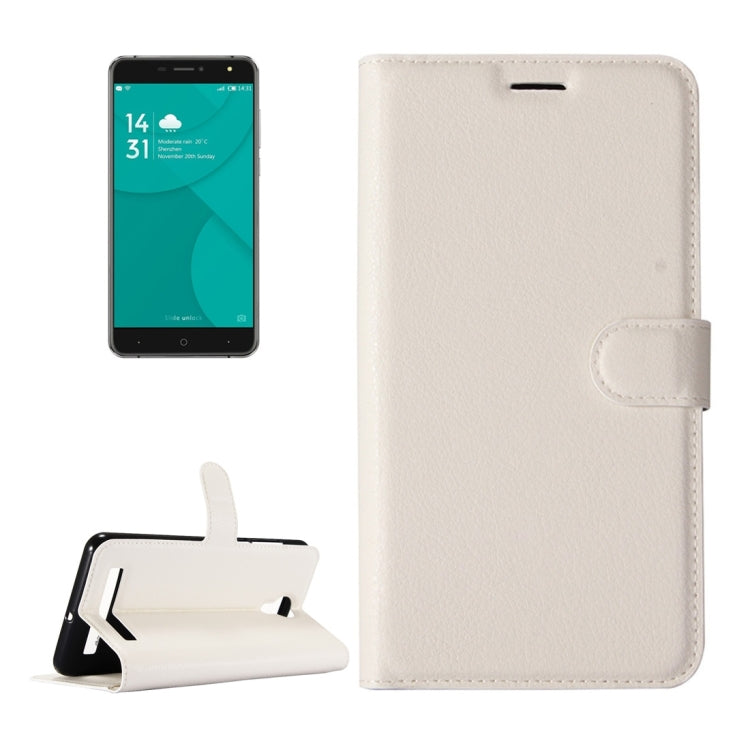 For DOOGEE X7 Pro Litchi Texture Horizontal Flip Leather Case with Holder & Card Slots & Wallet