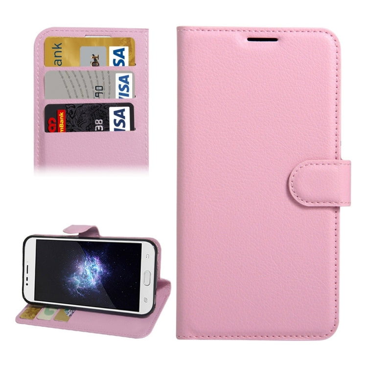 For DOOGEE X9 mini Litchi Texture Horizontal Flip Leather Case with Holder & Card Slots & Wallet