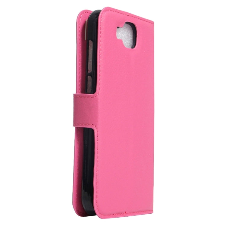 For DOOGEE X9 mini Litchi Texture Horizontal Flip Leather Case with Holder & Card Slots & Wallet