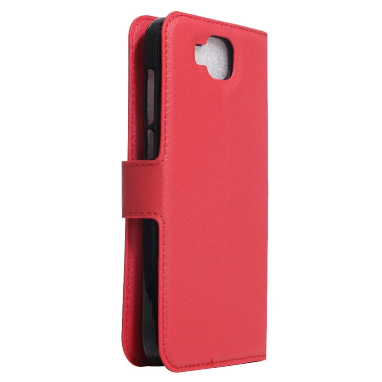 For DOOGEE X9 mini Litchi Texture Horizontal Flip Leather Case with Holder & Card Slots & Wallet