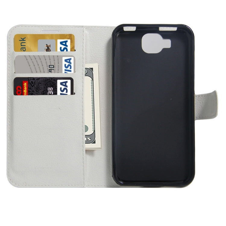 For DOOGEE X9 mini Litchi Texture Horizontal Flip Leather Case with Holder & Card Slots & Wallet