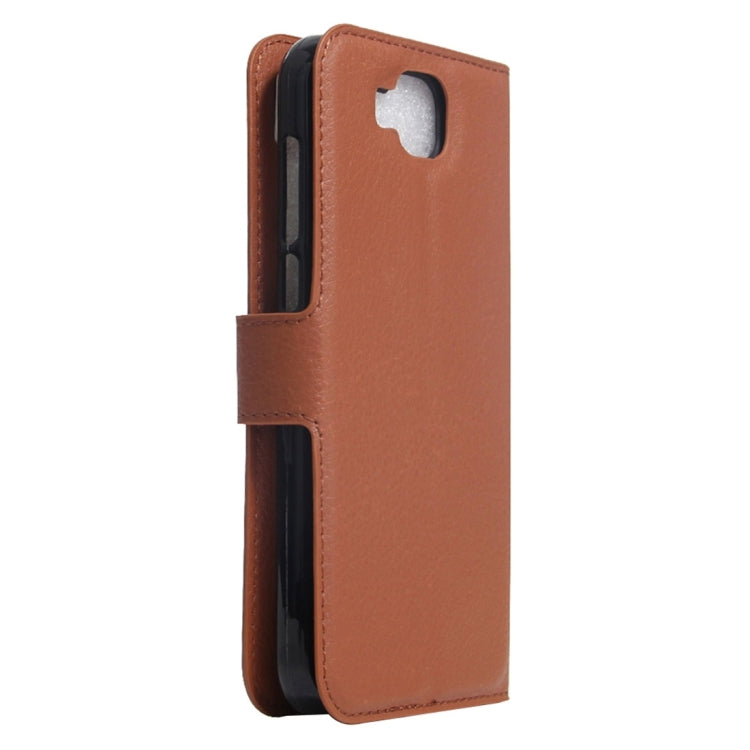 For DOOGEE X9 mini Litchi Texture Horizontal Flip Leather Case with Holder & Card Slots & Wallet